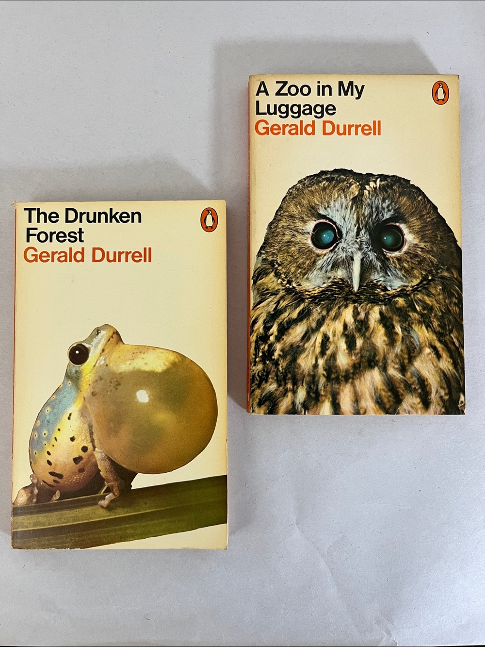 Vintage Books X 2 The Drunken Forest | A Zoo in My Luggage by Gerald Durrell